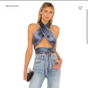 LPA REVOLVE SIZE SMALL WRAP TOP - WORN ONCE